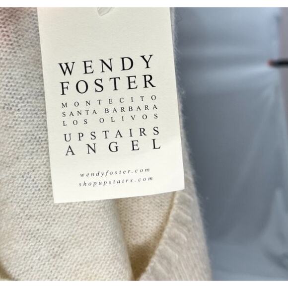 CRUSH Sz 3 L Gauzy Gabby Crew Oatmeal 100% Cashmere Sweater NWT - Picture 2 of 8